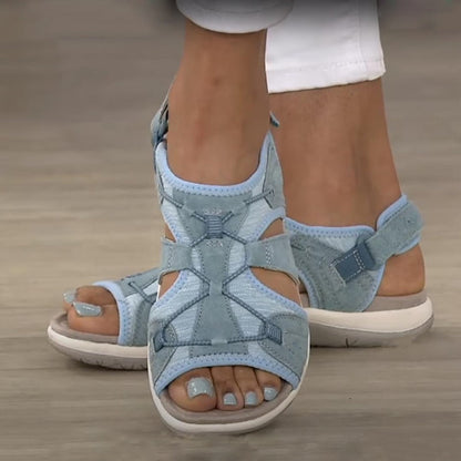 Zachte Cloud sandalen blauw voor zomercomfort