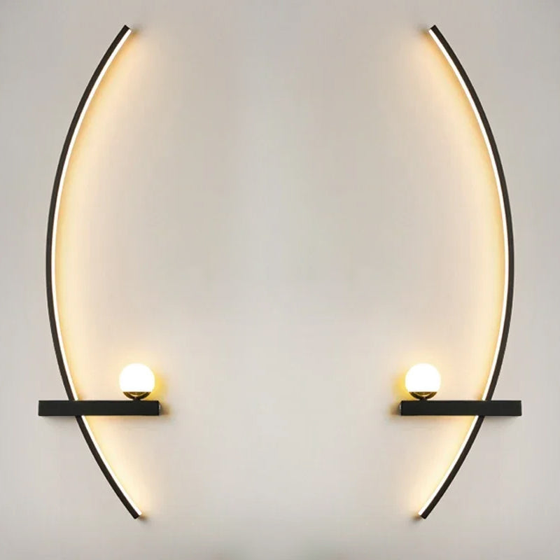 Half Moon Wandlamp – Eigentijdse LED-verlichting voor moderne interieurs