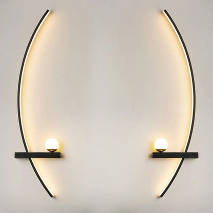 Half Moon Wandlamp – Eigentijdse LED-verlichting voor moderne interieurs