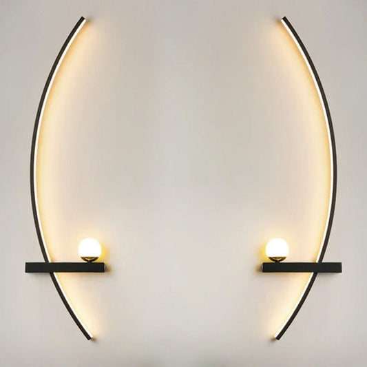 Half Moon Wandlamp – Eigentijdse LED-verlichting voor moderne interieurs