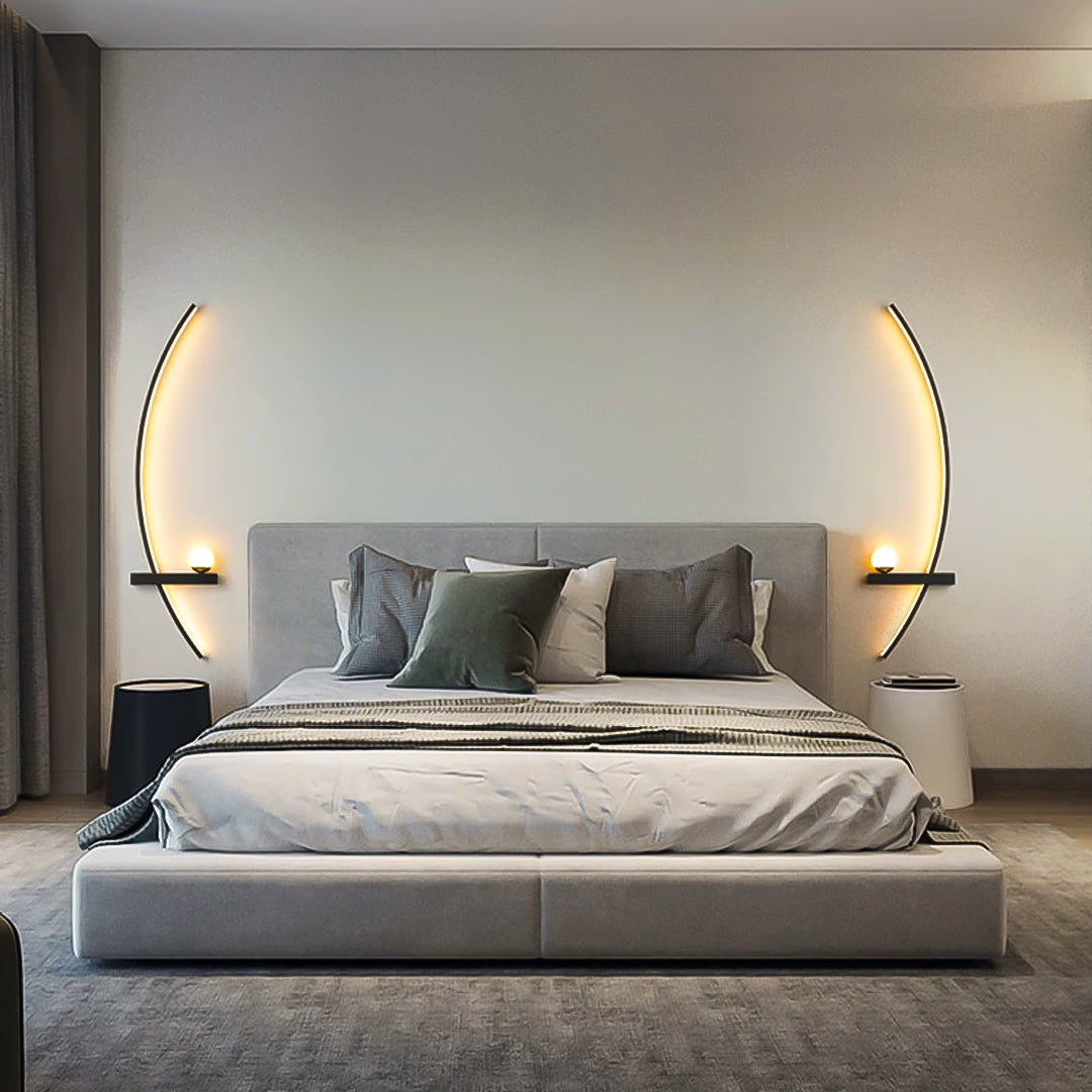 Half Moon Wandlamp – Eigentijdse LED-verlichting voor moderne interieurs