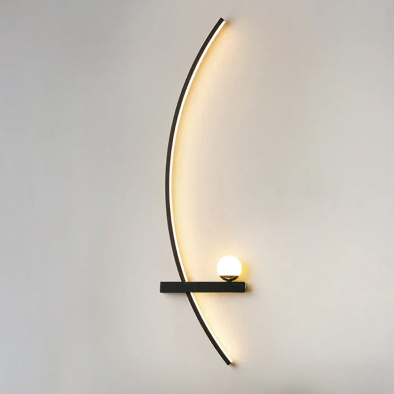 Half Moon Wandlamp – Eigentijdse LED-verlichting voor moderne interieurs