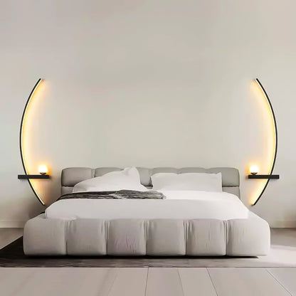 Half Moon Wandlamp – Eigentijdse LED-verlichting voor moderne interieurs