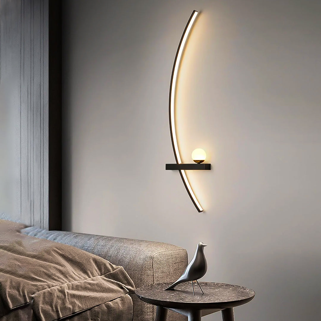 Half Moon Wandlamp – Eigentijdse LED-verlichting voor moderne interieurs