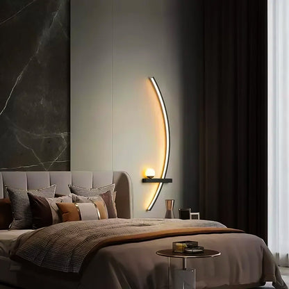 Half Moon Wandlamp – Eigentijdse LED-verlichting voor moderne interieurs