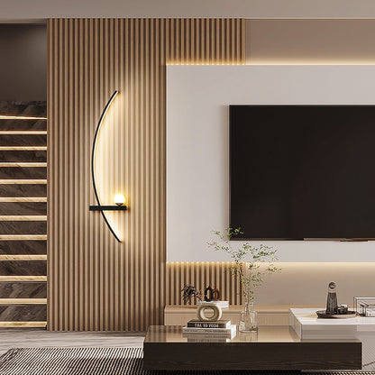 Half Moon Wandlamp – Eigentijdse LED-verlichting voor moderne interieurs
