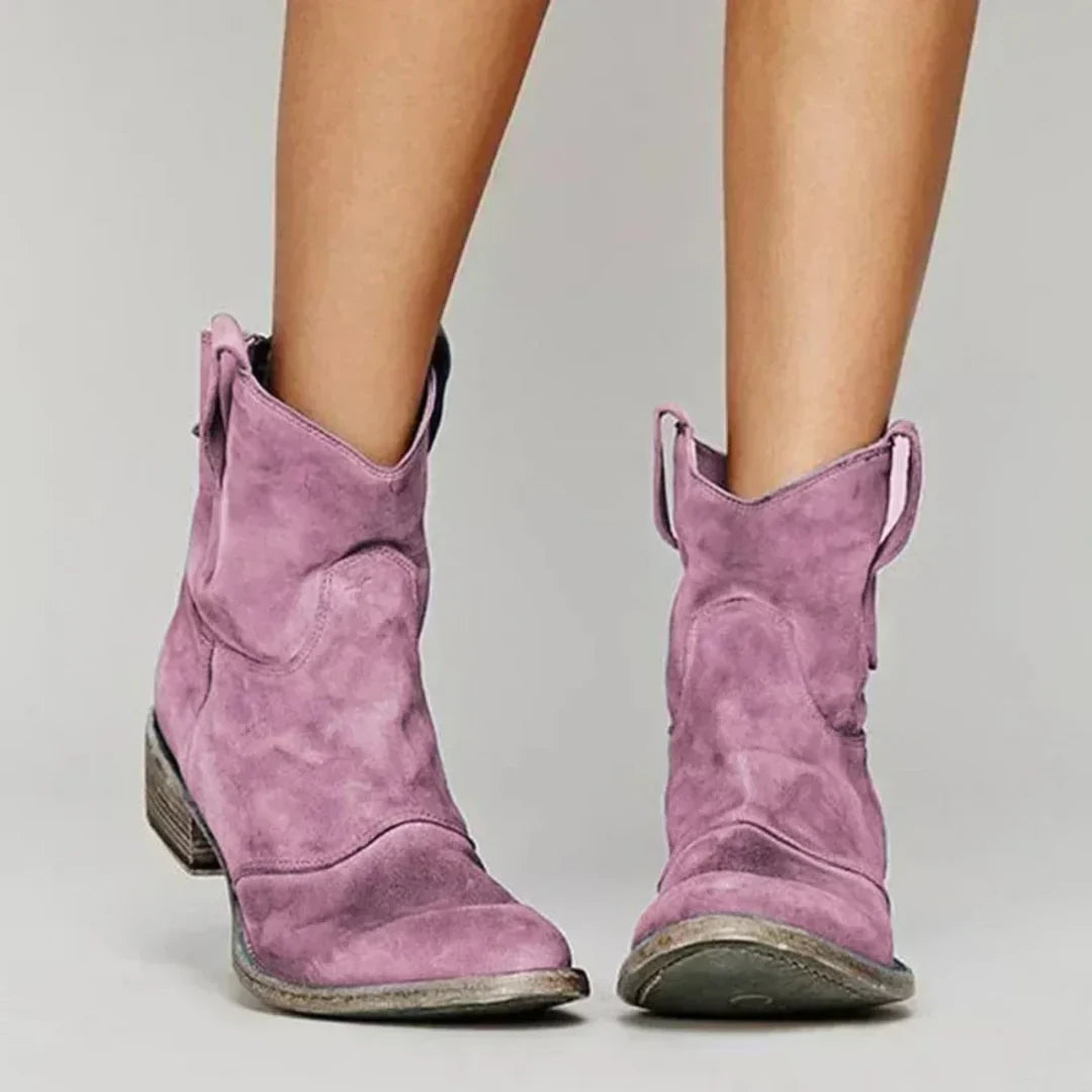 Trendy Leren Cowboylaarzen voor Dames – Stoer & Stijlvol