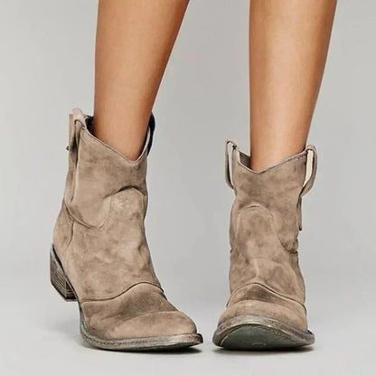 Trendy Leren Cowboylaarzen voor Dames – Stoer & Stijlvol