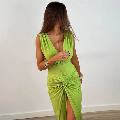 Zomerjurk met blote rug voor een elegante look