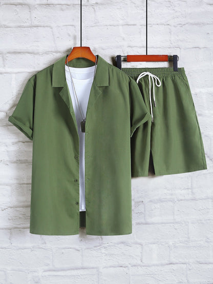 Zomerkledingset voor heren casual en veelzijdig