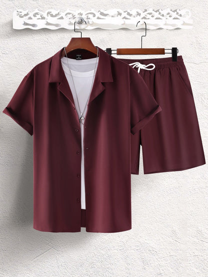Zomerkledingset voor heren casual en veelzijdig