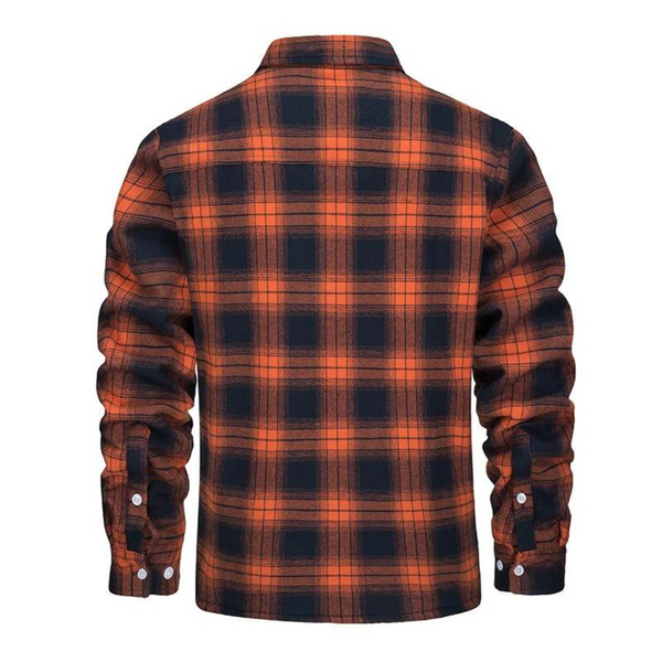 Fleece Gevoerde Geruite Jas voor Stijlvolle Warmte