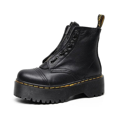 Trendy Leren Laarzen voor Dames - Stijlvol, Comfortabel & Tijdloos