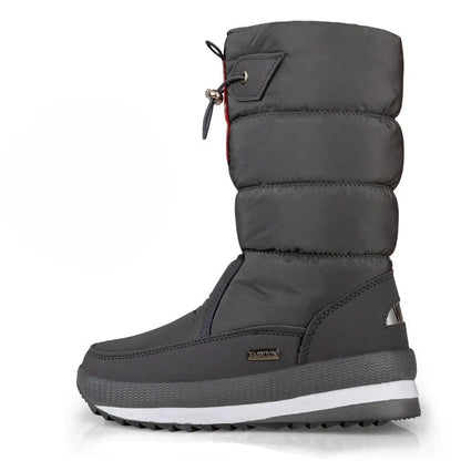 Sneeuwschoenen voor dames | Warme, waterdichte enkellaarzen met plateauzool en antislipbont