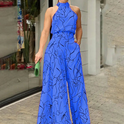 Stijlvolle zomerjurk met lijndesign voor vrouwen | ideaal voor de lente/zomer