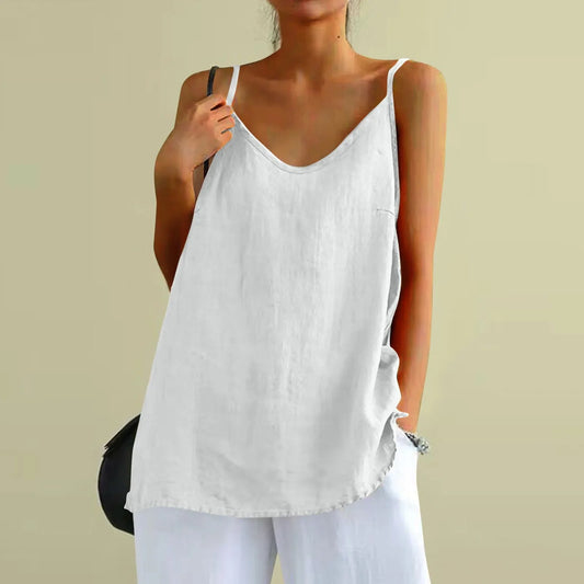Mouwloze damesblouse | Decla