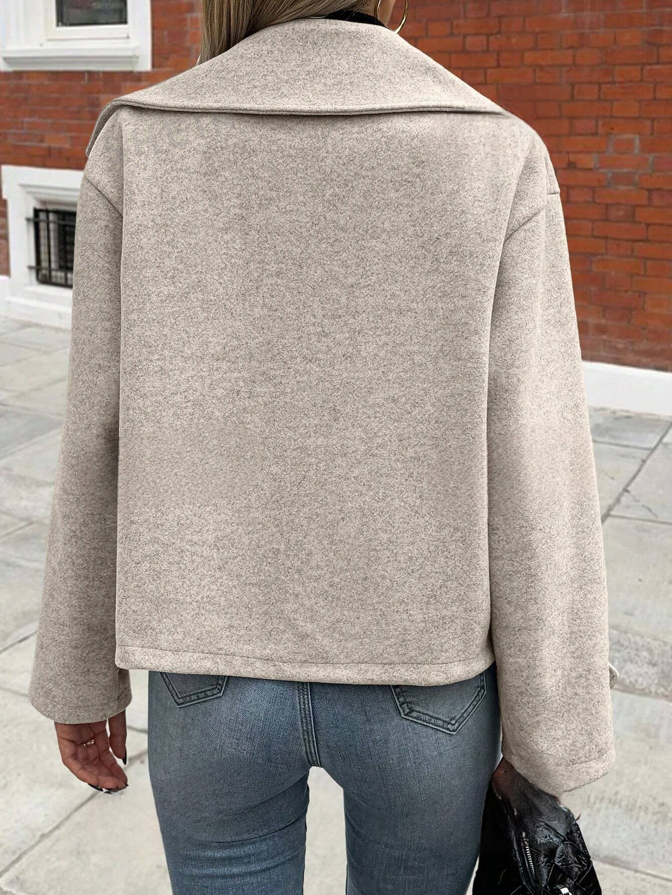 Dames Casual Jack met Lange Mouwen en Knopen | Perfect voor Dagelijks Gebruik