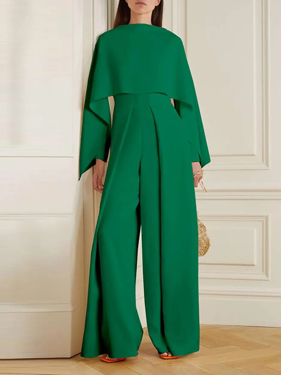 Elegant empire jurk met wijde pijpen voor feestelijke gelegenheden voor dames | Voor feestelijke gelegenheden in alle seizoenen