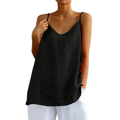 Mouwloze damesblouse | Decla
