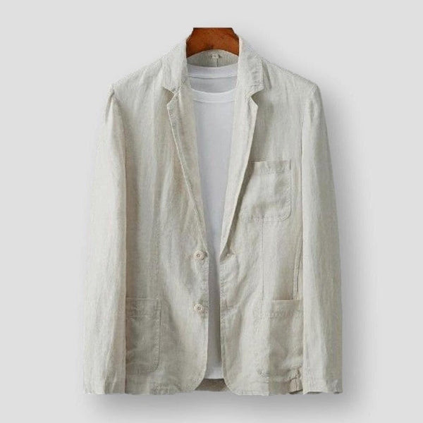 Elegante Linnen Blazer voor Heren - Stijlvol en Tijdloos