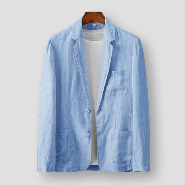 Elegante Linnen Blazer voor Heren - Stijlvol en Tijdloos