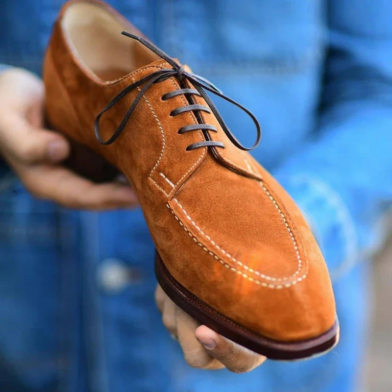 Suède veganistische leren schoenen met veters voor mannen | Perfect voor dagelijks gebruik