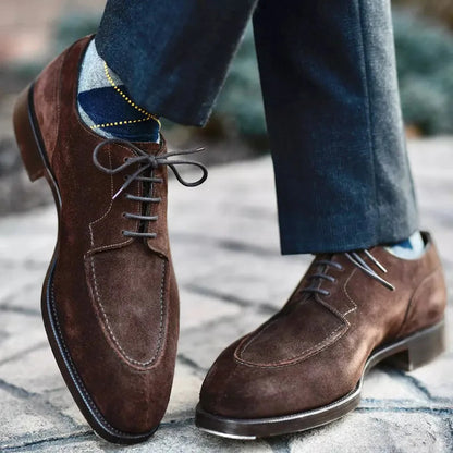 Suède veganistische leren schoenen met veters voor mannen | Perfect voor dagelijks gebruik