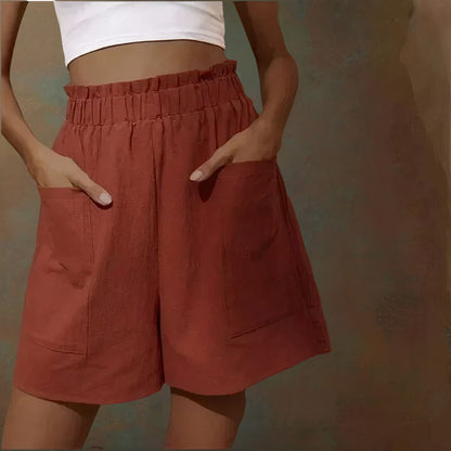 Zomershort met hoge taille voor een stijlvolle look