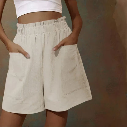 Zomershort met hoge taille voor een stijlvolle look