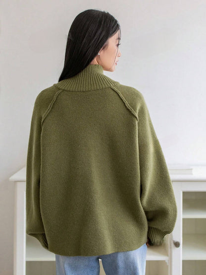 Fazy-Less Geritste Cardigan met Stijlvolle Standkraag