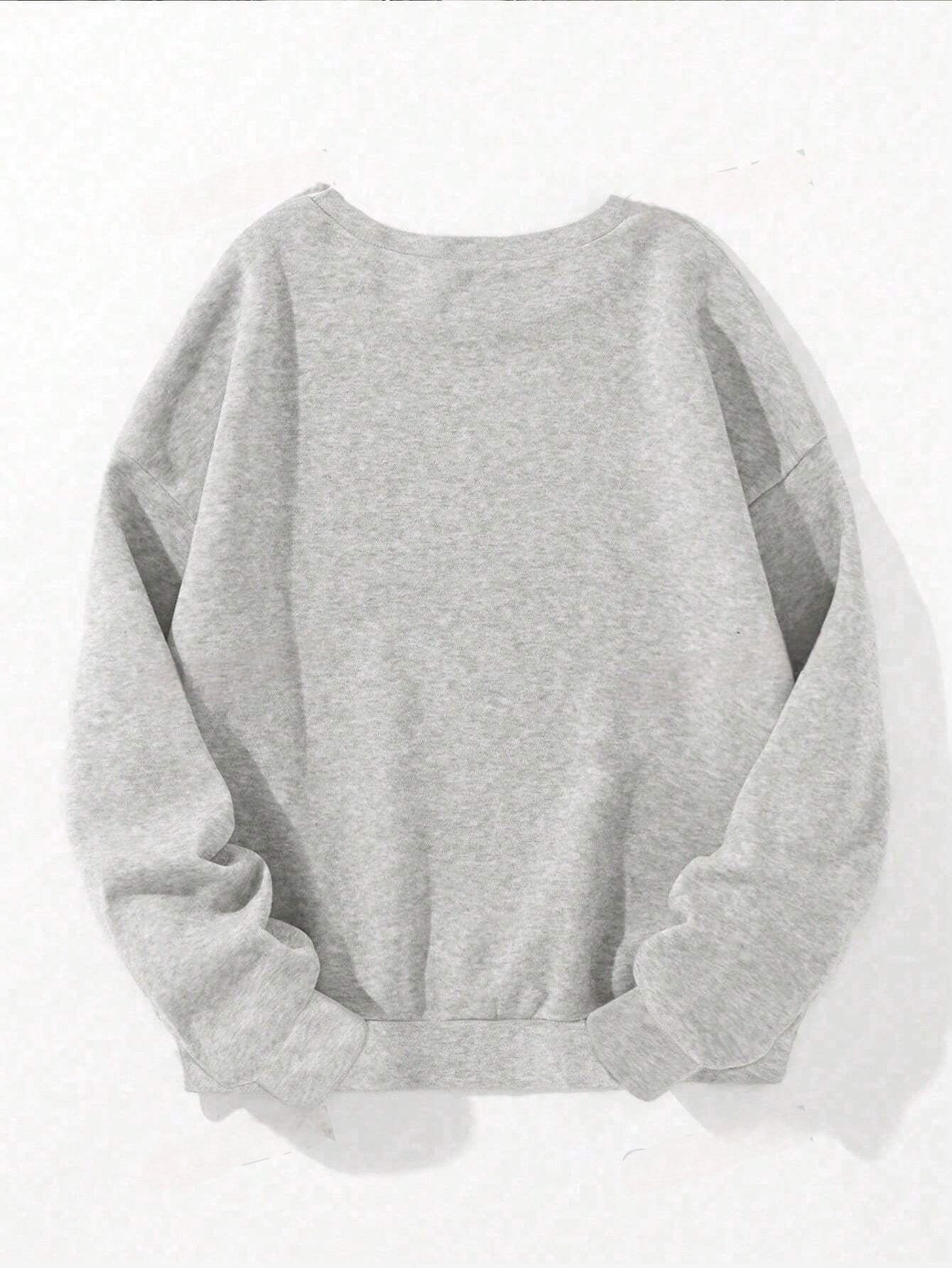 Livia's Cozy Crew Neck Sweatshirt – Casual en Comfortabel voor Herfst/Winter
