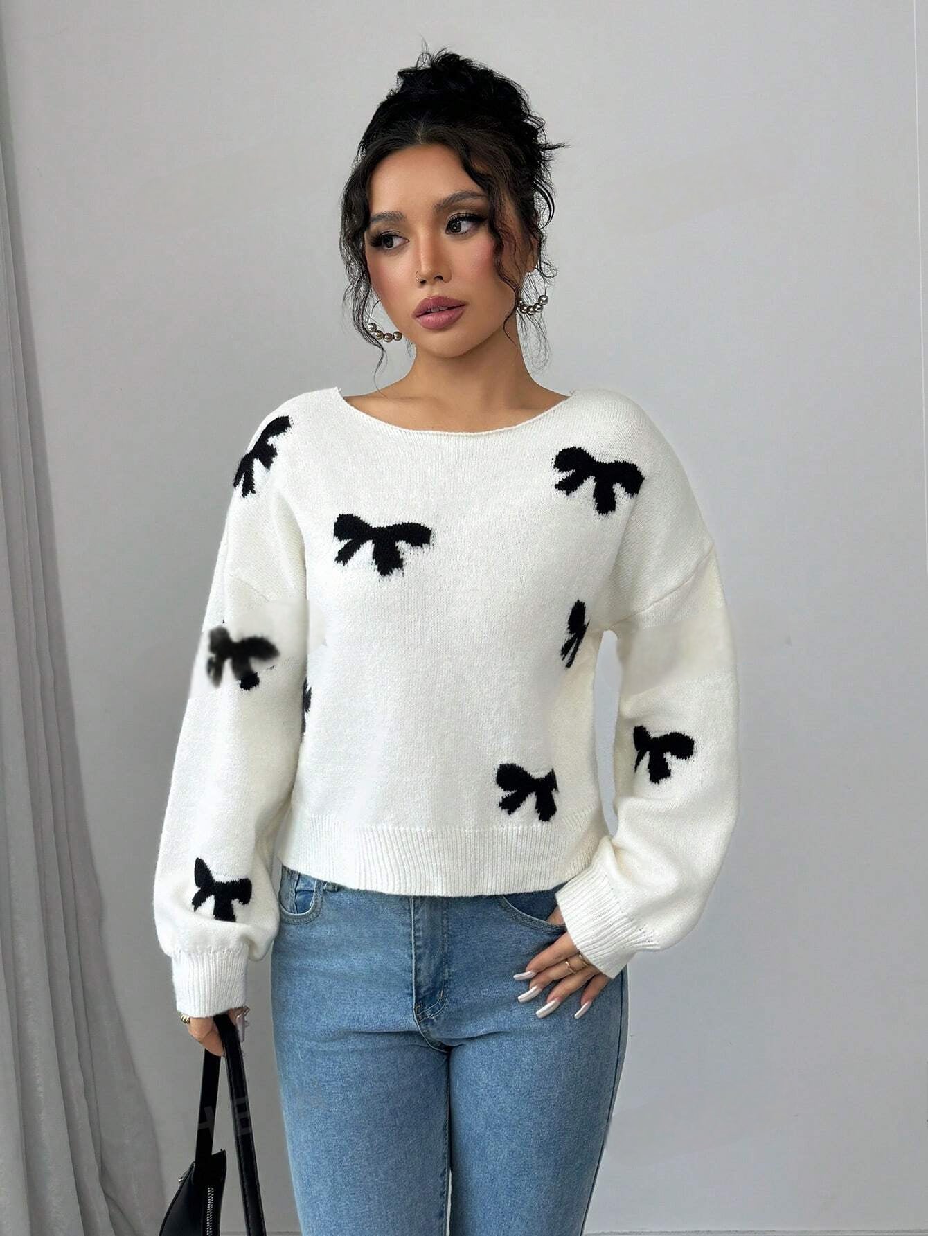 Isla's Elegante Striktrui – Perfect voor Herfst en Winter