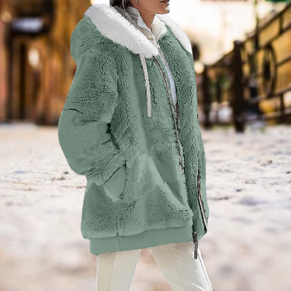 Winter Zachte jas met capuchon Super Comfortabel