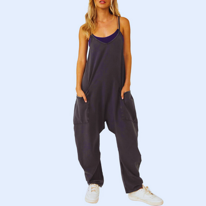 Zaraia | Relaxte Baggy Jumpsuit voor Vrouwen
