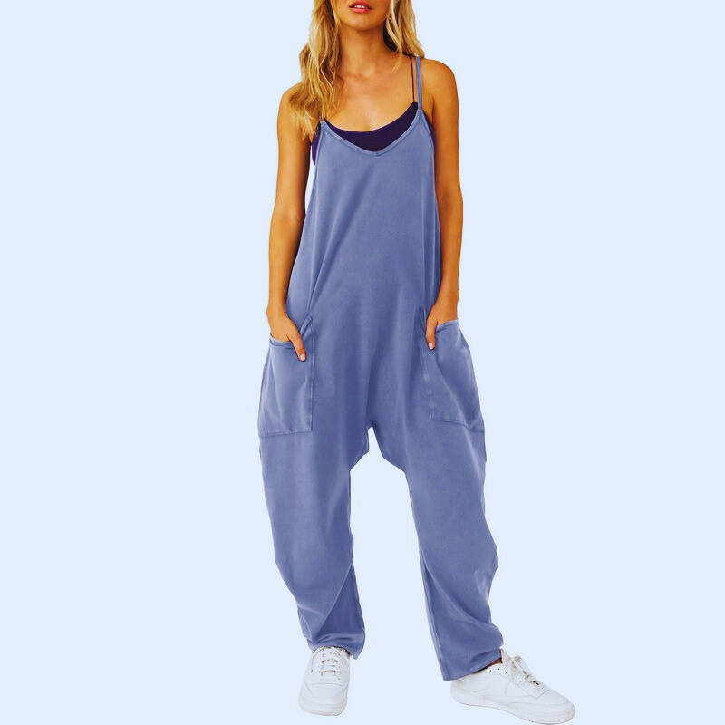 Zaraia | Relaxte Baggy Jumpsuit voor Vrouwen