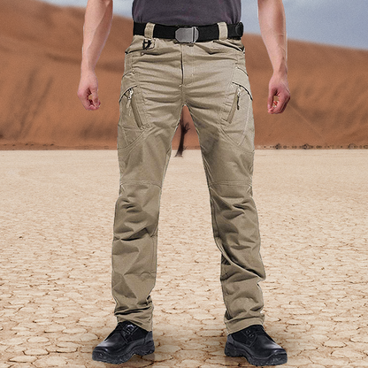 Zwarte Groene Beige Broek voor Buiten Bart Casual