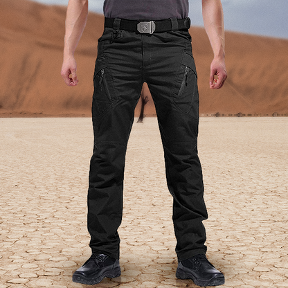 Zwarte Groene Beige Broek voor Buiten Bart Casual