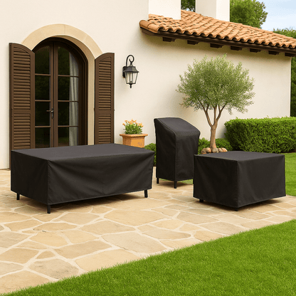 Waterdichte Tuinmeubelhoes – Hoogwaardig Polyester, UV-bestendig & Weerbestendig voor Tafel, Stoelen en Loungeset