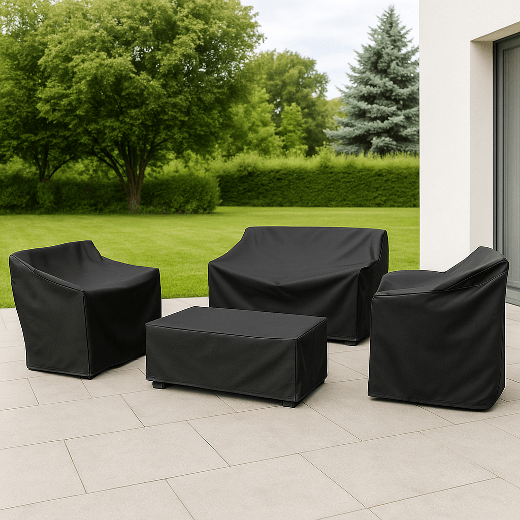 Waterdichte Tuinmeubelhoes – Hoogwaardig Polyester, UV-bestendig & Weerbestendig voor Tafel, Stoelen en Loungeset