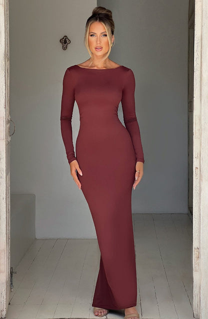 Zwarte Xyla Jurk Zonder Rug - Elegant en Verleidelijk