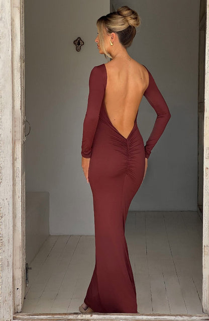 Zwarte Xyla Jurk Zonder Rug - Elegant en Verleidelijk
