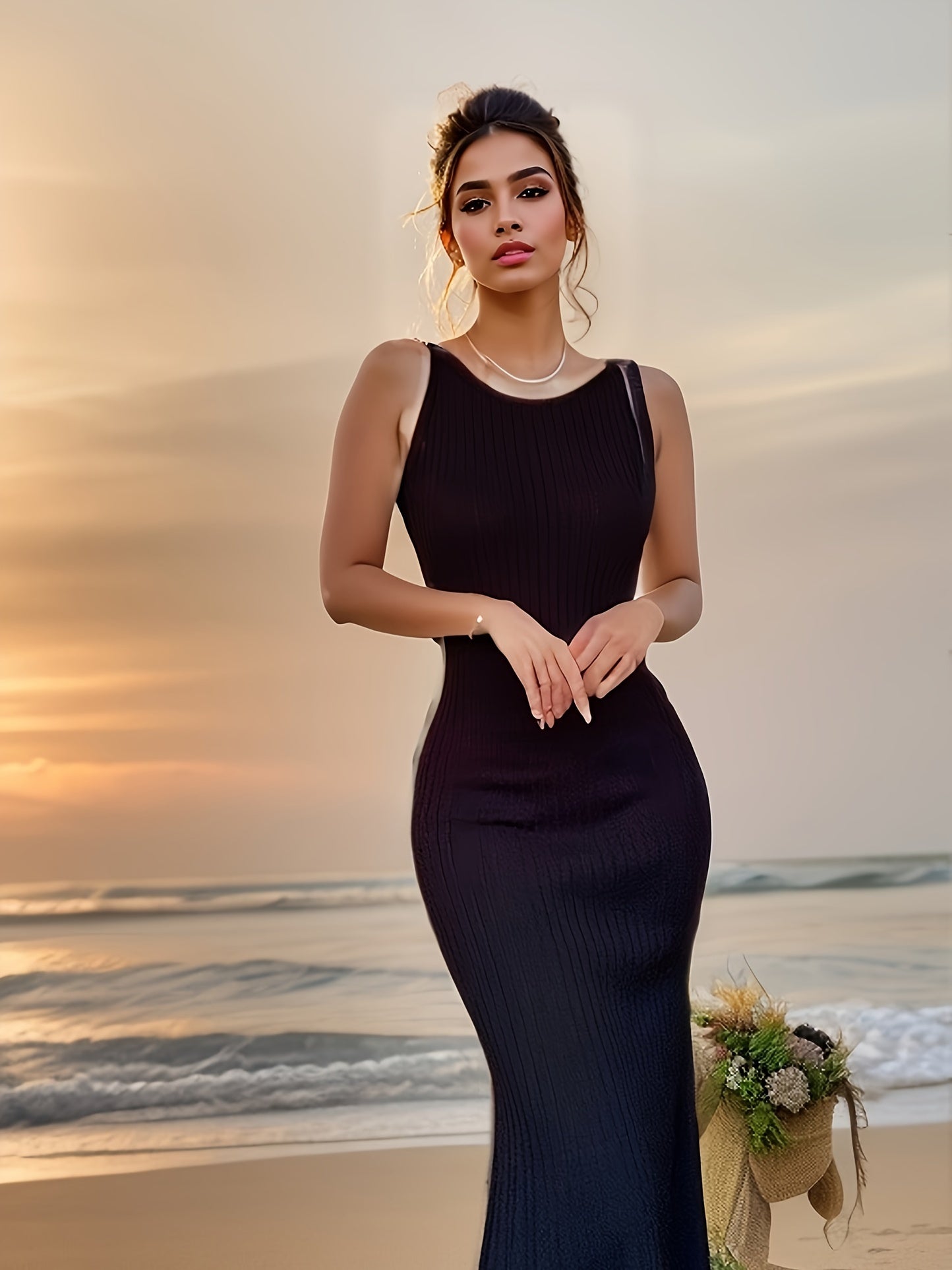 Zoë Gestreepte Bodycon Jurk Zeemeermin Look Zomer - Diverse Kleuren