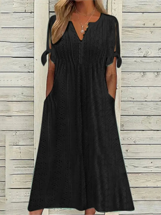 Luchtig Zomerjurkje met Elegante Snit Perfect voor Zomers