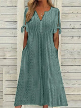 Luchtig Zomerjurkje met Elegante Snit Perfect voor Zomers