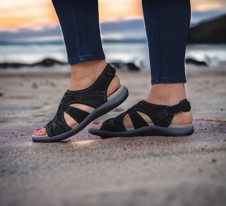 Zachte Cloud sandalen blauw voor zomercomfort