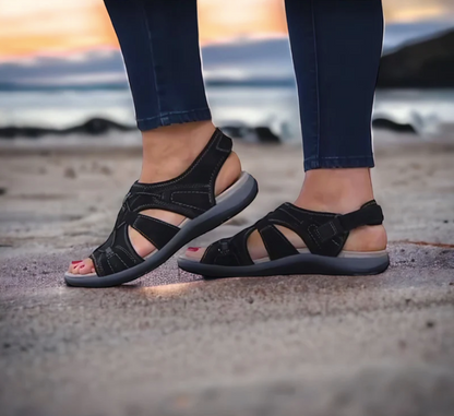 Zachte Cloud sandalen blauw voor zomercomfort