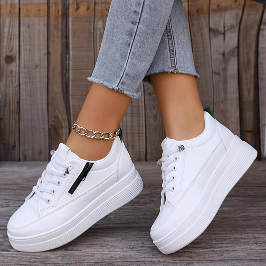 Stijlvolle enkelkleurige sportschoenen voor dames | Perfect voor casual dagen