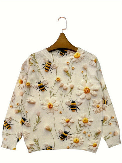Trendy damestrui met bijenmotief | Ideaal voor de herfst/winter