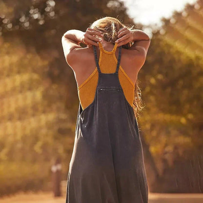 Zaraia | Relaxte Baggy Jumpsuit voor Vrouwen