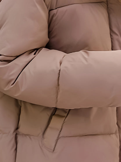Casual puffy winterjas met vulling en rits voor vrouwen | Ideaal voor herfst/winter